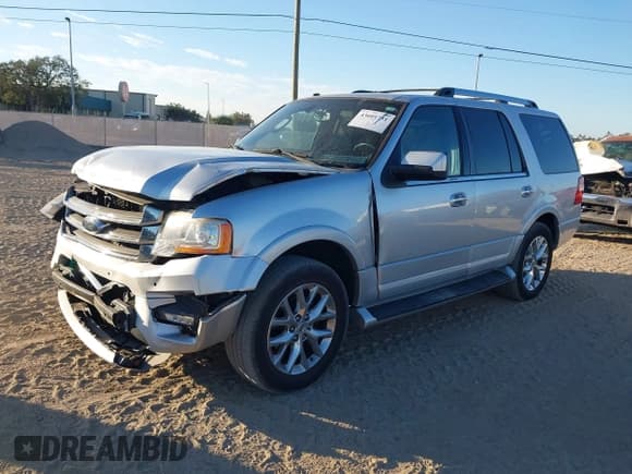 ✅ 2017 Ford Expedition Limited • VIN: 1FMJU1KT1HEA68985 • Lot: 43601751. Listed on IAAI with 161,204 mi. Free auction sales archive from the USA and detailed vehicle history report at DreamBid. Image 2.