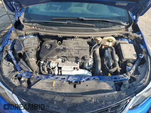 2017 Chevrolet Cruze LT with VIN 3G1BE6SM5HS524531, listed as a Copart auction lot 68834415 with 68,375 mi miles and Clean title. Bid and sale history available at DreamBid. Image 12.