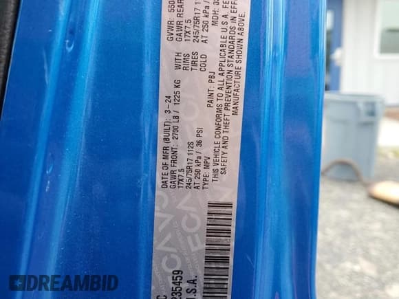 ✅ 2024 Jeep Wrangler Sport • VIN: 1C4PJXKN6RW235459 • Lot: 56634585. Listed on Copart with 24,252 mi. Free auction sales archive from the USA and detailed vehicle history report at DreamBid. Image 13.