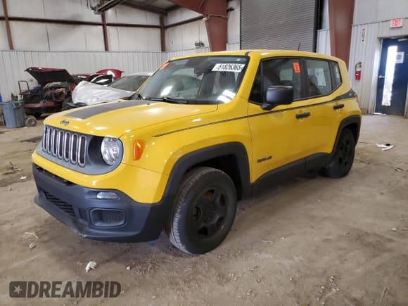 ✅ 2015 Jeep Renegade Sport • VIN: ZACCJAAH1FPB93637 • Lot: 51826365. Wystawiony na Copart z przebiegiem 139 223 mil. Bezpłatny archiwum sprzedaży aukcyjnych z USA i szczegółowy raport historii pojazdu na DreamBid. Zdjęcie 1.