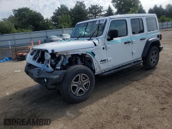 ✅ 2022 Jeep Wrangler Unlimited Sport Altitude • VIN: 1C4HJXDN0NW132386 • Лот: 61382185. Опубликован ранее на Copart с пробегом 65 673 миль. Бесплатный доступ к архиву аукционных продаж из США и подробный отчёт об истории автомобиля на DreamBid. Изображение 1.