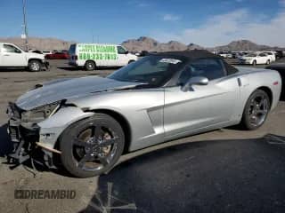 2009 Chevrolet Corvette with VIN 1G1YY36W695114330, listed as a Copart auction lot 43822045 with 75,051 mi miles and Salvage title. Bid and sale history available at DreamBid. Image 1.
