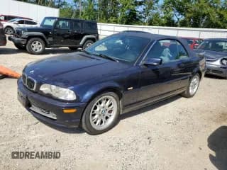 ✅ 2002 BMW 3 Series 330Ci • VIN: WBABS53432JU91706 • Лот: 70449895. Опубликован ранее на Copart с пробегом 128 271 миль. Бесплатный доступ к архиву аукционных продаж из США и подробный отчёт об истории автомобиля на DreamBid. Изображение 1.