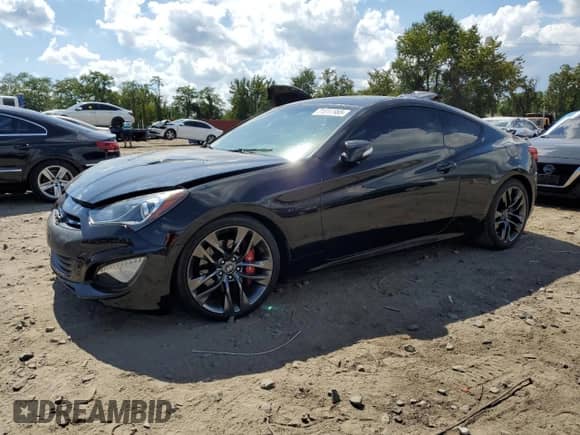 2015 Hyundai Genesis Coupe Ultimate with VIN KMHHU6KJ3FU122087, listed as a Copart auction lot 71317885 with 99,492 mi miles and Salvage title. Bid and sale history available at DreamBid. Image 1.