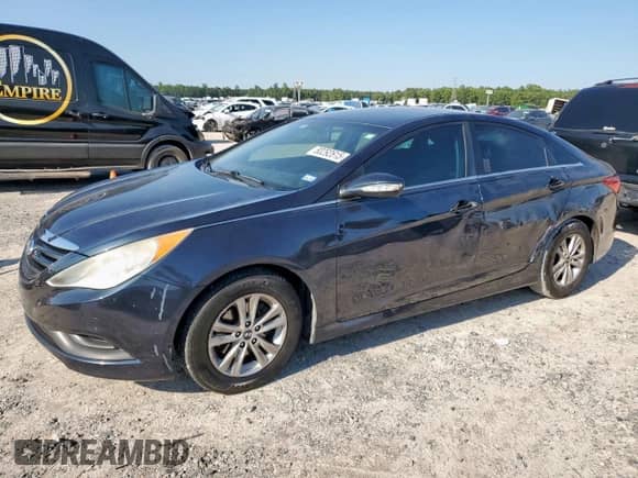 2014 Hyundai Sonata GLS with VIN 5NPEB4AC2EH883867, listed as a Copart auction lot 80292615 with 170,968 mi miles and Salvage title. Bid and sale history available at DreamBid. Image 1.