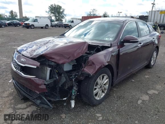 ✅ 2019 Kia Optima LX • VIN: 5XXGT4L35KG281278 • Лот: 43584008. Опубликован ранее на IAAI с пробегом 147 097 миль. Бесплатный доступ к архиву аукционных продаж из США и подробный отчёт об истории автомобиля на DreamBid. Изображение 2.