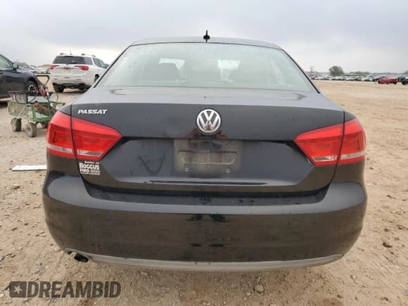 ✅ 2013 Volkswagen Passat Wolfsburg Edition • VIN: 1VWAP7A35DC035748 • Lot: 54739065. Listed on Copart with Not provided. Free auction sales archive from the USA and detailed vehicle history report at DreamBid. Image 6.