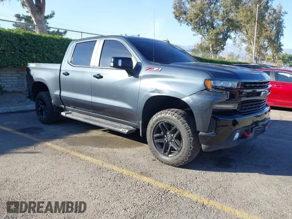 ✅ 2021 Chevrolet Silverado 1500 LT Trail Boss • VIN: 3GCPYFED8MG125321 • Lot: 43635250. Listed on IAAI with 41,795 mi. Free auction sales archive from the USA and detailed vehicle history report at DreamBid. Image 1.
