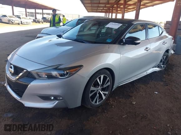 ✅ 2017 Nissan Maxima SR • VIN: 1N4AA6AP2HC438597 • Lot: 43651609. Listed on IAAI with 141,703 mi. Free auction sales archive from the USA and detailed vehicle history report at DreamBid. Image 2.