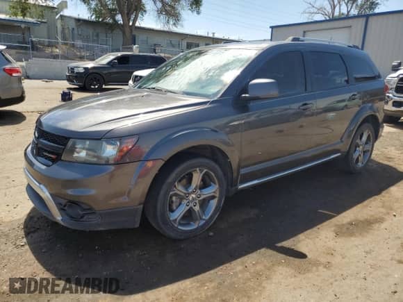 2018 Dodge Journey Crossroad with VIN 3C4PDCGG5JT156112, listed as a Copart auction lot 65185175 with 115,403 mi miles and Clean title. Bid and sale history available at DreamBid. Image 1.