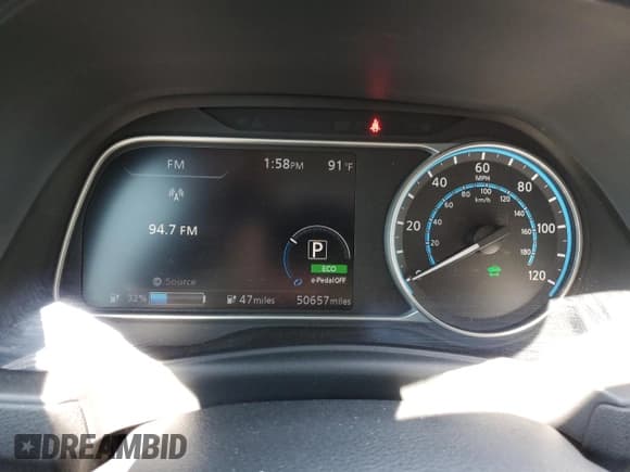 ✅ 2021 Nissan LEAF S • VIN: 1N4AZ1BV7MC556941 • Лот: 63136645. Опубликован ранее на Copart с пробегом 50 657 миль. Бесплатный доступ к архиву аукционных продаж из США и подробный отчёт об истории автомобиля на DreamBid. Изображение 9.