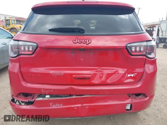 ✅ 2023 Jeep Compass (RED) Edition • VIN: 3C4NJDCN6PT511615 • Lot: 42439385. Listed on IAAI with 61,256 mi. Free auction sales archive from the USA and detailed vehicle history report at DreamBid. Image 6.