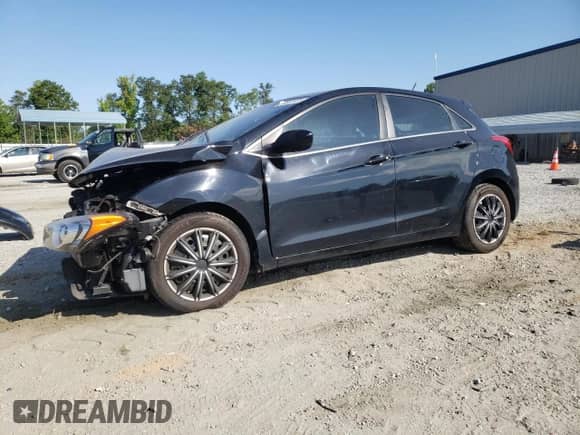 2017 Hyundai Elantra with VIN KMHD35LHXHU349349, listed as a Copart auction lot 66553455 with Not provided miles and Salvage title. Bid and sale history available at DreamBid. Image 1.