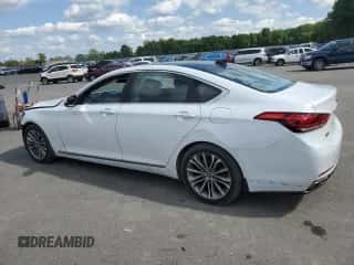 2015 Hyundai Genesis 3.8L z VIN KMHGN4JE1FU076258, wystawiony jako Copart lot #54669824 z przebiegiem Nie podano mil oraz Szkoda całkowita • Salvage title. Historia ofert i sprzedaży dostępna na DreamBid. Obrazek 2.