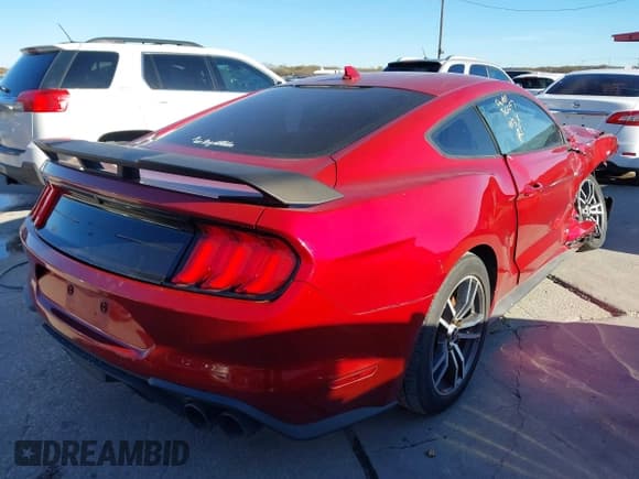 ✅ 2020 Ford Mustang GT Premium • VIN: 1FA6P8CF0L5185555 • Lot: 43915841. Listed on IAAI with Not provided. Free auction sales archive from the USA and detailed vehicle history report at DreamBid. Image 4.