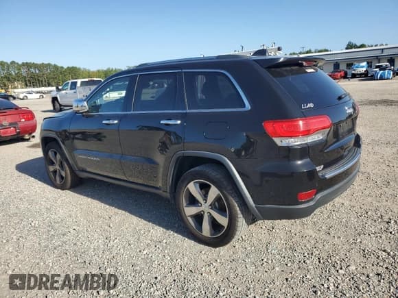✅ 2015 Jeep Grand Cherokee Limited • VIN: 1C4RJEBG9FC707519 • Lot: 81899855. Listed on Copart with 122,340 mi. Free auction sales archive from the USA and detailed vehicle history report at DreamBid. Image 2.