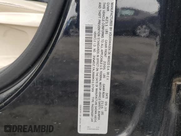 ✅ 2011 Volkswagen Jetta SE • VIN: 3VWDZ7AJ8BM313799 • Lot: 67115455. Wystawiony na Copart z przebiegiem 320 947 mil. Bezpłatny archiwum sprzedaży aukcyjnych z USA i szczegółowy raport historii pojazdu na DreamBid. Zdjęcie 12.