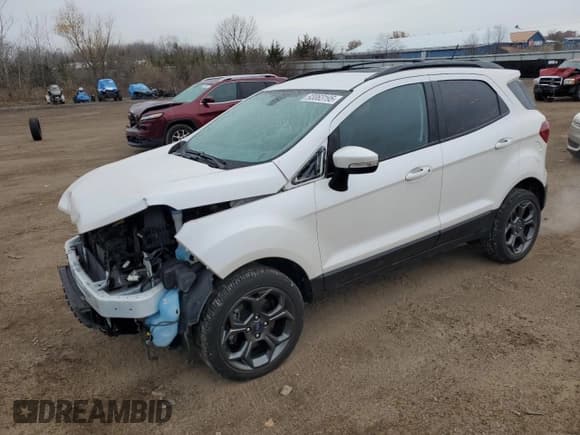 ✅ 2018 Ford EcoSport SES • VIN: MAJ6P1CL9JC210720 • Лот: 93063195. Опубликован ранее на Copart с пробегом 54 985 миль. Бесплатный доступ к архиву аукционных продаж из США и подробный отчёт об истории автомобиля на DreamBid. Изображение 1.