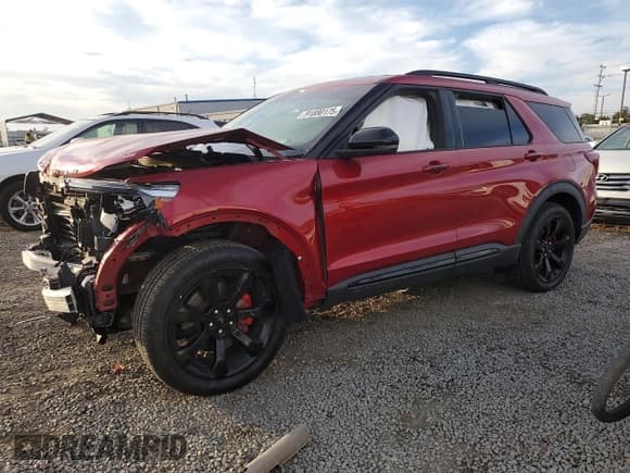 ✅ 2020 Ford Explorer ST • VIN: 1FM5K8GC5LGB06028 • Lot: 91880175. Wystawiony na Copart z przebiegiem 90 646 mil. Bezpłatny archiwum sprzedaży aukcyjnych z USA i szczegółowy raport historii pojazdu na DreamBid. Zdjęcie 1.