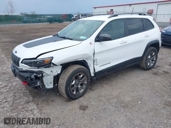 ✅ 2019 Jeep Cherokee Trailhawk • VIN: 1C4PJMBX7KD126848 • Lot: 42154124. Listed on IAAI with 94,248 mi. Free auction sales archive from the USA and detailed vehicle history report at DreamBid. Image 2.