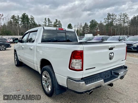 ✅ 2019 Ram 1500 Big Horn • VIN: 1C6SRFFT2KN553507 • Lot: 95742025. Listed on Copart with 158,583 mi. Free auction sales archive from the USA and detailed vehicle history report at DreamBid. Image 3.