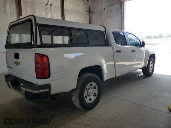 2020 Chevrolet Colorado 2WD Work Truck with VIN 1GCGSBEN7L1198809, listed as a Copart auction lot 80280805 with 46,276 mi miles and Salvage title. Bid and sale history available at DreamBid. Image 3.