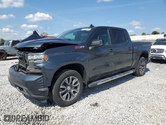 ✅ 2021 Chevrolet Silverado 1500 RST • VIN: 3GCUYEET1MG119784 • Lot: 71279195. Listed on Copart with 64,630 mi. Free auction sales archive from the USA and detailed vehicle history report at DreamBid. Image 1.
