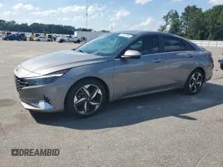 ✅ 2021 Hyundai Elantra Limited • VIN: KMHLN4AJ8MU005695 • Lot: 70327685. Listed on Copart with 73,436 mi. Free auction sales archive from the USA and detailed vehicle history report at DreamBid. Image 1.