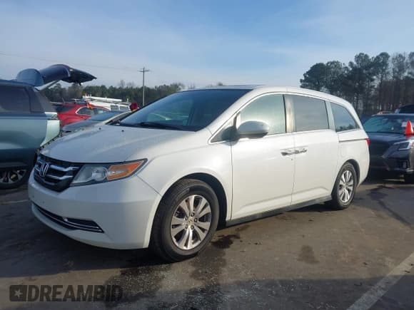 ✅ 2014 Honda Odyssey EX-L • VIN: 5FNRL5H61EB110410 • Лот: 43911278. Опубликован ранее на IAAI с пробегом 170 445 миль. Бесплатный доступ к архиву аукционных продаж из США и подробный отчёт об истории автомобиля на DreamBid. Изображение 2.
