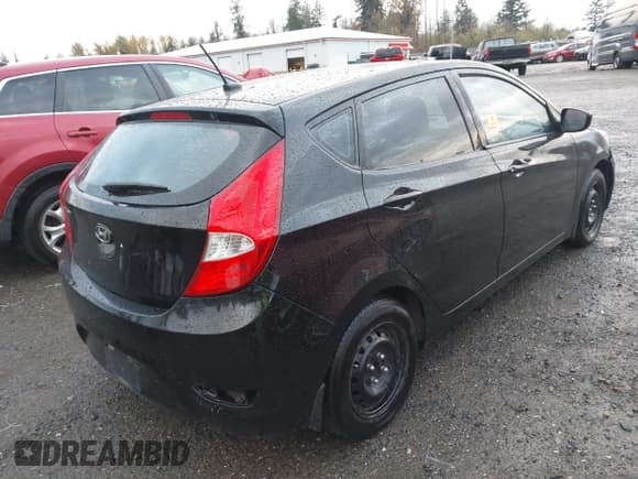 ✅ 2013 Hyundai Accent GS • VIN: KMHCT5AE5DU109012 • Lot: 43642387. Listed on IAAI with 190,834 mi. Free auction sales archive from the USA and detailed vehicle history report at DreamBid. Image 4.