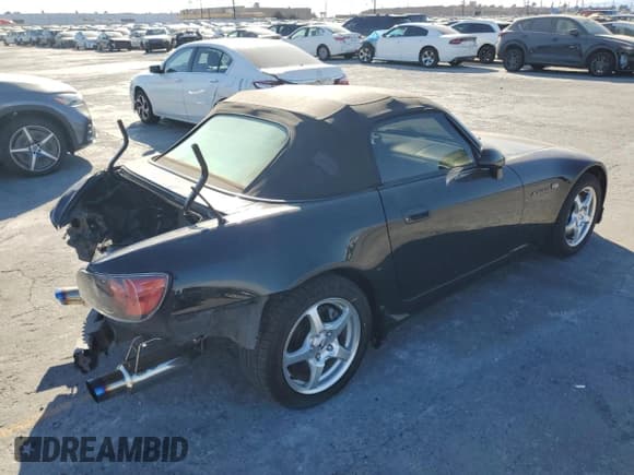 ✅ 2000 Honda S2000 • VIN: JHMAP1144YT001023 • Лот: 69883635. Опубликован ранее на Copart с пробегом 36 867 миль. Бесплатный доступ к архиву аукционных продаж из США и подробный отчёт об истории автомобиля на DreamBid. Изображение 3.