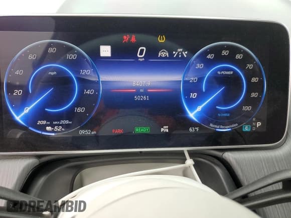 ✅ 2023 Mercedes-Benz EQS 450+ • VIN: W1KCG2DB1PA033566 • Lot: 58175605. Listed on Copart with 50,261 mi. Free auction sales archive from the USA and detailed vehicle history report at DreamBid. Image 9.