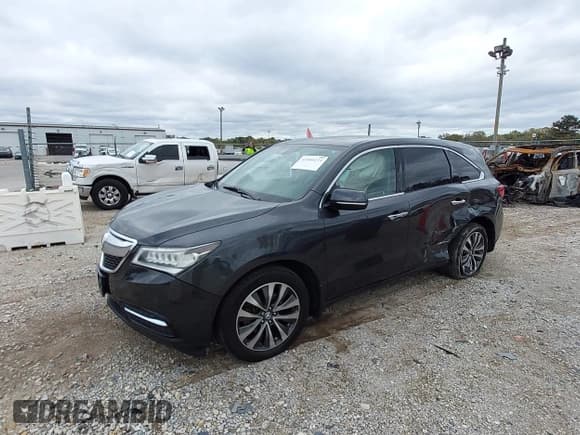 ✅ 2016 Acura MDX Technology • VIN: 5FRYD4H45GB027324 • Lot: 43505273. Listed on IAAI with 97,116 mi. Free auction sales archive from the USA and detailed vehicle history report at DreamBid. Image 2.