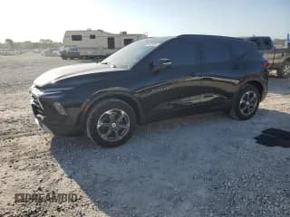 ✅ 2023 Chevrolet Blazer LT • VIN: 3GNKBJRSXPS173032 • Лот: 61680505. Опубликован ранее на Copart с пробегом 55 620 миль. Бесплатный доступ к архиву аукционных продаж из США и подробный отчёт об истории автомобиля на DreamBid. Изображение 1.
