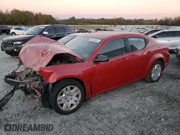 ✅ 2014 Dodge Avenger • VIN: 1C3CDZAB4EN160967 • Lot: 82452924. Listed on Copart with 76,064 mi. Free auction sales archive from the USA and detailed vehicle history report at DreamBid. Image 1.