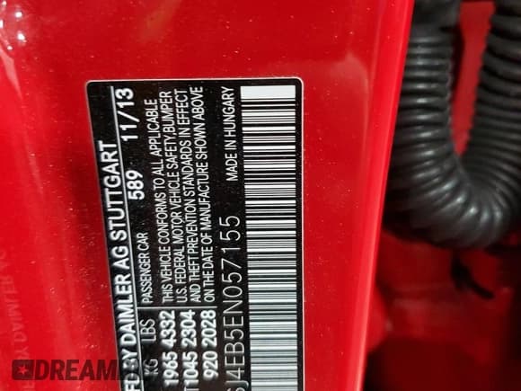 ✅ 2014 Mercedes-Benz CLA 250 • VIN: WDDSJ4EB5EN057155 • Лот: 82437995. Опубликован ранее на Copart с пробегом 93 217 миль. Бесплатный доступ к архиву аукционных продаж из США и подробный отчёт об истории автомобиля на DreamBid. Изображение 13.