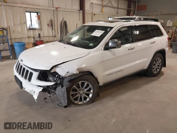 ✅ 2014 Jeep Grand Cherokee Limited • VIN: 1C4RJFBT1EC241036 • Lot: 42179136. Listed on IAAI with 148,968 mi. Free auction sales archive from the USA and detailed vehicle history report at DreamBid. Image 2.