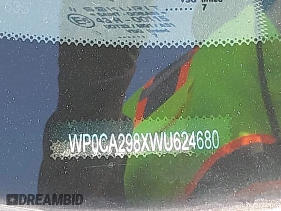 ✅ 1998 Porsche Boxster • VIN: WP0CA298XWU624680 • Лот: 41643356. Опубликован ранее на IAAI с пробегом 133 918 миль. Бесплатный доступ к архиву аукционных продаж из США и подробный отчёт об истории автомобиля на DreamBid. Изображение 9.