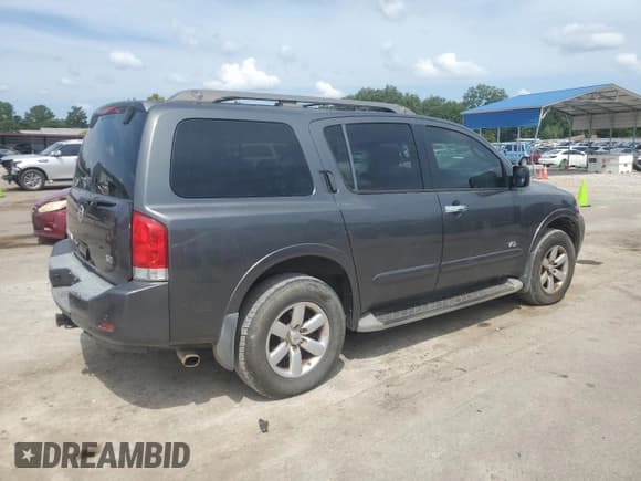 ✅ 2008 Nissan Armada SE • VIN: 5N1AA08C98N608531 • Lot: 66160045. Listed on Copart with 196,305 mi. Free auction sales archive from the USA and detailed vehicle history report at DreamBid. Image 3.