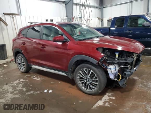 2020 Hyundai Tucson Ultimate z VIN KM8J3CAL9LU154527, wystawiony jako Copart lot #59784355 z przebiegiem 111 222 mil mil oraz Szkoda całkowita • Salvage title. Historia ofert i sprzedaży dostępna na DreamBid. Obrazek 4.