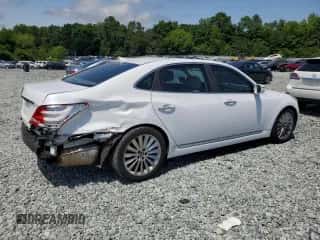 2014 Hyundai Equus Signature z VIN KMHGH4JH1EU083114, wystawiony jako Copart lot #57020065 z przebiegiem 103 700 mil mil oraz Szkoda całkowita • Salvage title. Historia ofert i sprzedaży dostępna na DreamBid. Obrazek 3.