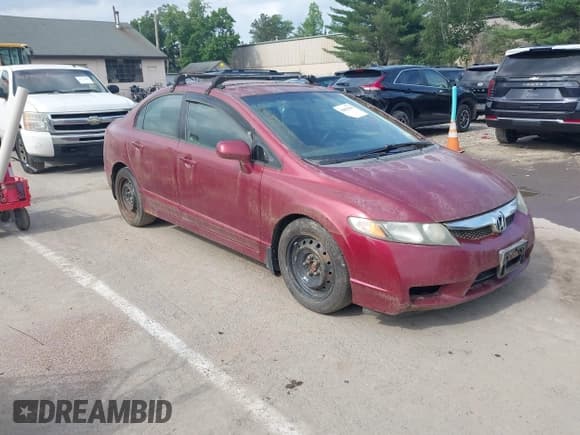 ✅ 2009 Honda Civic LX-S • VIN: 2HGFA15629H514209 • Lot: 42676364. Listed on IAAI with 134,090 mi. Free auction sales archive from the USA and detailed vehicle history report at DreamBid. Image 1.