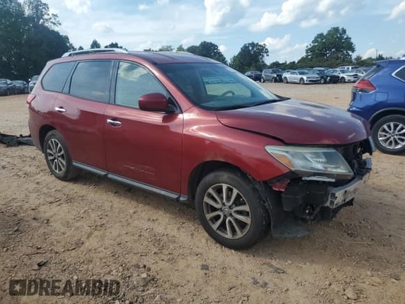 ✅ 2014 Nissan Pathfinder S • VIN: 5N1AR2MN7EC652112 • Lot: 70918995. Listed on Copart with 220,165 mi. Free auction sales archive from the USA and detailed vehicle history report at DreamBid. Image 4.