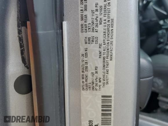 ✅ 2021 Jeep Wrangler Sport • VIN: 1C4GJXAN9MW541839 • Lot: 57099545. Listed on Copart with 61,130 mi. Free auction sales archive from the USA and detailed vehicle history report at DreamBid. Image 12.