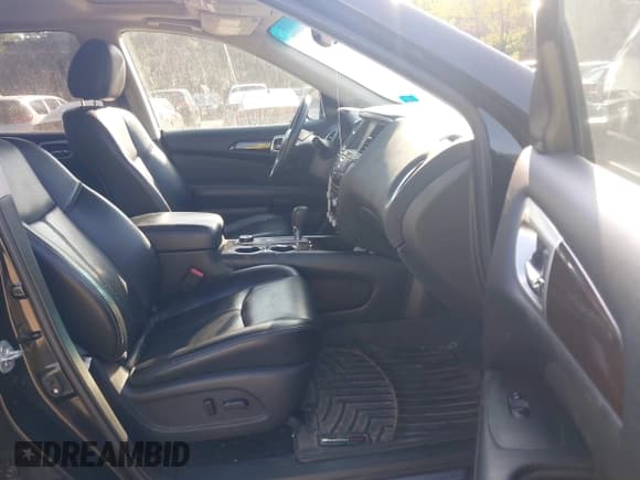 ✅ 2015 Nissan Pathfinder Platinum • VIN: 5N1AR2MM3FC703629 • Lot: 43211398. Listed on IAAI with 156,931 mi. Free auction sales archive from the USA and detailed vehicle history report at DreamBid. Image 5.