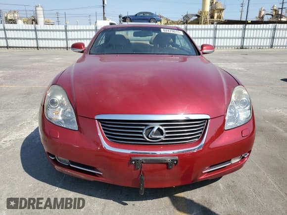 ✅ 2007 Lexus SC 430 • VIN: JTHFN45Y179016164 • Lot: 62479015. Listed on Copart with 78,164 mi. Free auction sales archive from the USA and detailed vehicle history report at DreamBid. Image 5.