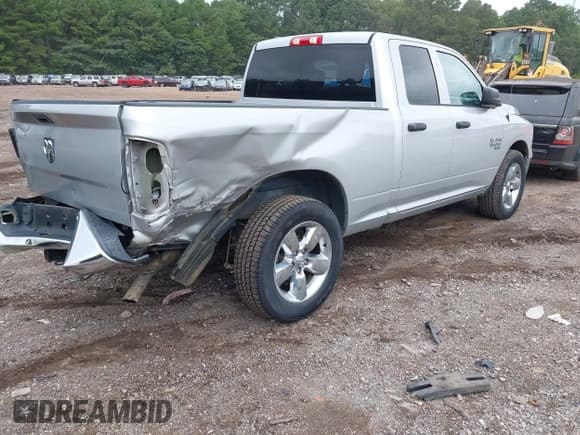 ✅ 2019 Ram 1500 Tradesman • VIN: 1C6RR6FG1KS520999 • Lot: 42903507. Listed on IAAI with 92,331 mi. Free auction sales archive from the USA and detailed vehicle history report at DreamBid. Image 4.