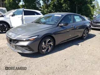 2025 Hyundai Elantra SEL Sport with VIN KMHLM4DG5SU920729, listed as a Copart auction lot 71664885 with 13 mi miles and Salvage title. Bid and sale history available at DreamBid. Image 1.