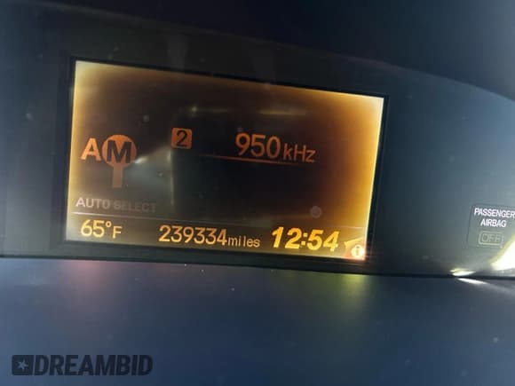 ✅ 2012 Honda Civic EX • VIN: 2HGFG3B87CH535600 • Lot: 92742375. Listed on Copart with 239,334 mi. Free auction sales archive from the USA and detailed vehicle history report at DreamBid. Image 8.