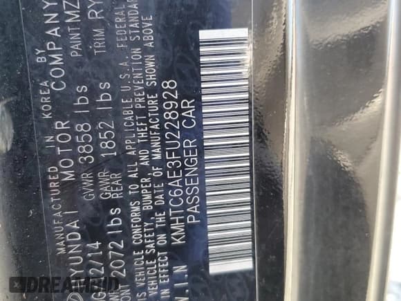 ✅ 2015 Hyundai Veloster Turbo • VIN: KMHTC6AE3FU228928 • Lot: 82211444. Wystawiony na Copart z przebiegiem 58 769 mil. Bezpłatny archiwum sprzedaży aukcyjnych z USA i szczegółowy raport historii pojazdu na DreamBid. Zdjęcie 14.